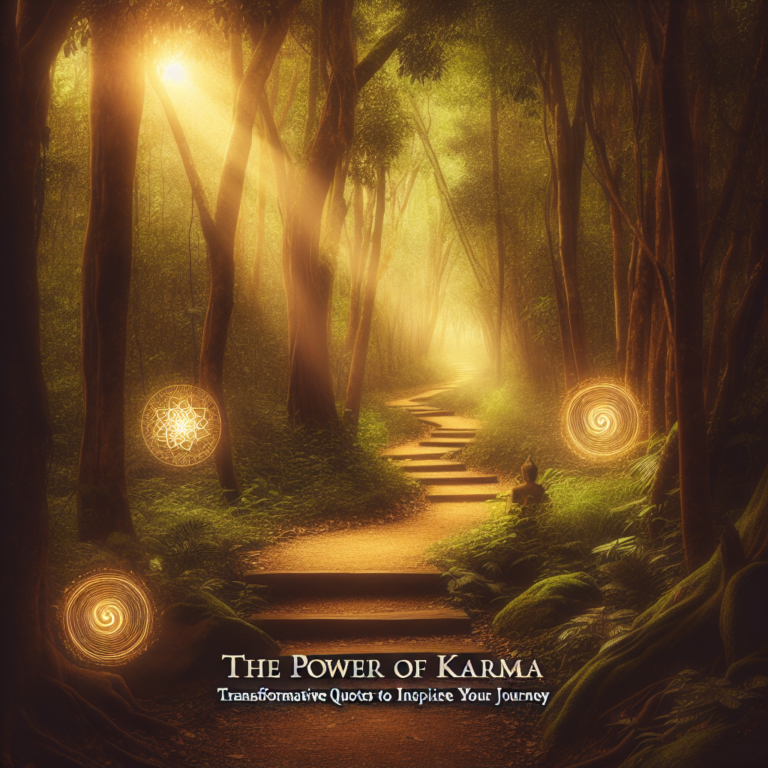 Read more about the article The Power of Karma: Transformative Quotes to Inspire Your Journey