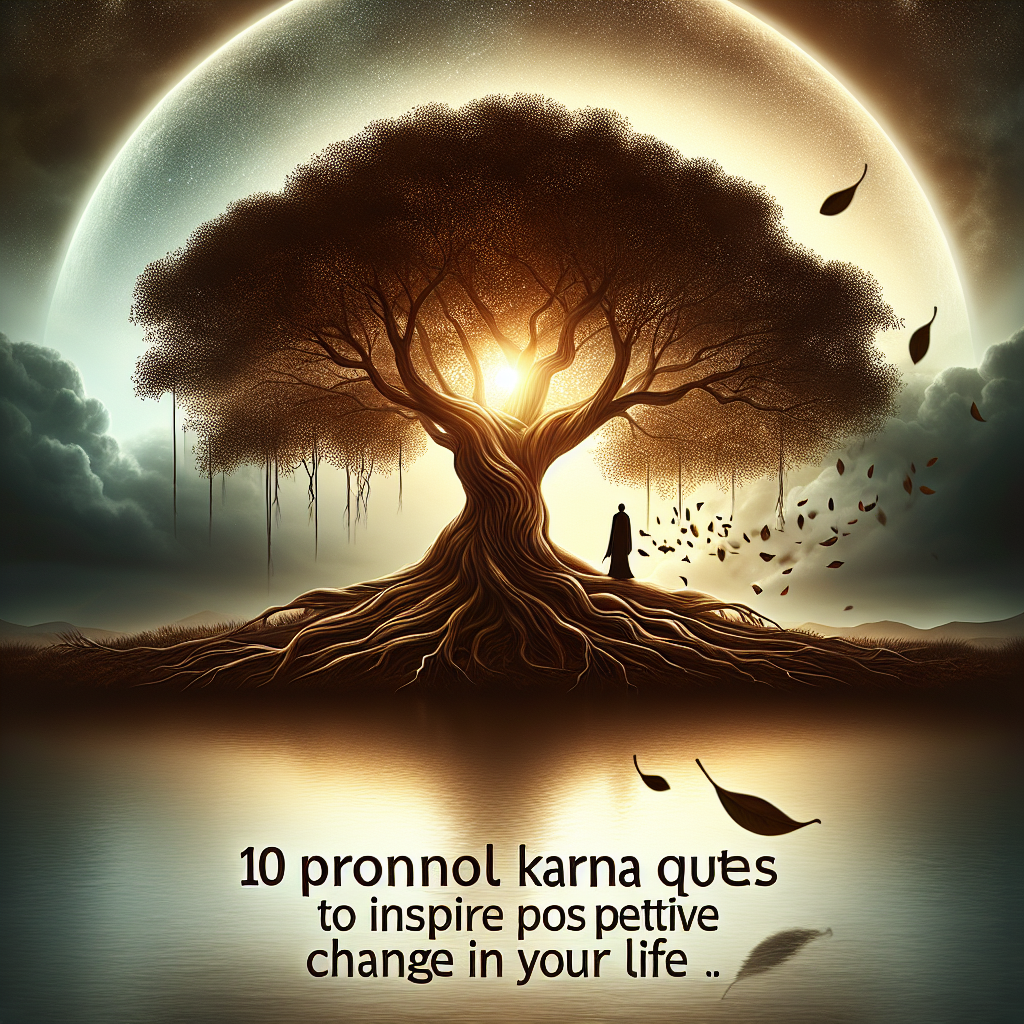 Read more about the article 10 Profound Karma Quotes to Inspire Positive Change in Your Life