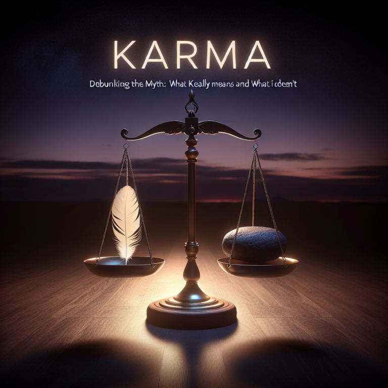 Read more about the article Debunking the Myths: What Karma Really Means and What It Doesn’t