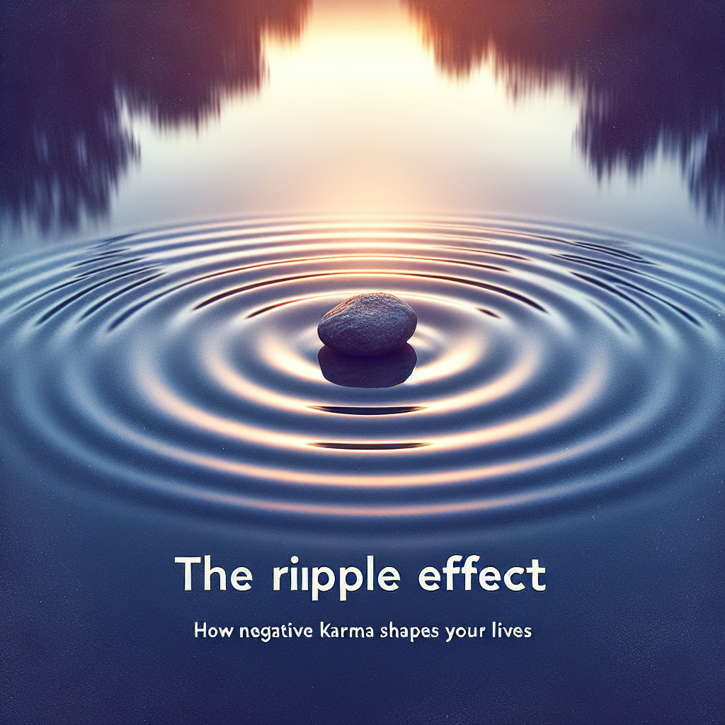 Read more about the article The Ripple Effect: How Negative Karma Shapes Our Lives