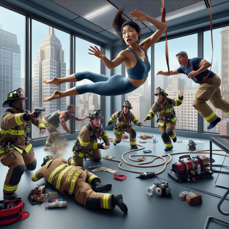 Read more about the article Hong Kong woman trapped in air while doing yoga, firefighters rush into training room to rescue