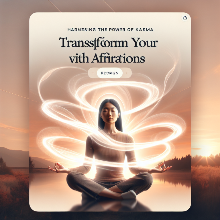 Read more about the article Harnessing the Power of Karma: Transform Your Life with Affirmations