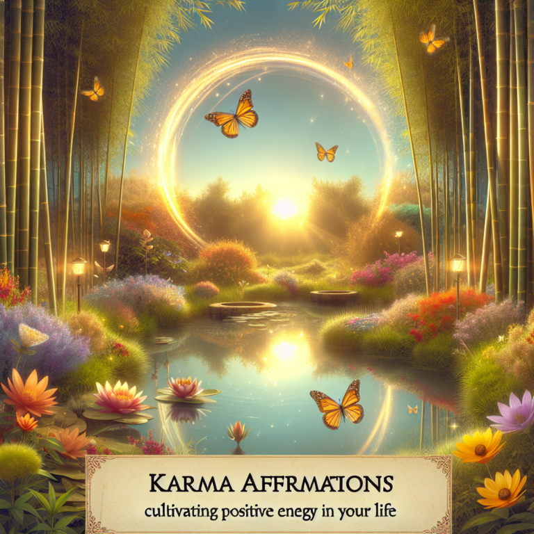 Read more about the article Karma Affirmations: Cultivating Positive Energy in Your Life