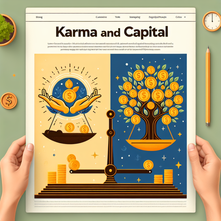 Read more about the article Karma and Capital: How Good Deeds Fuel Financial Success