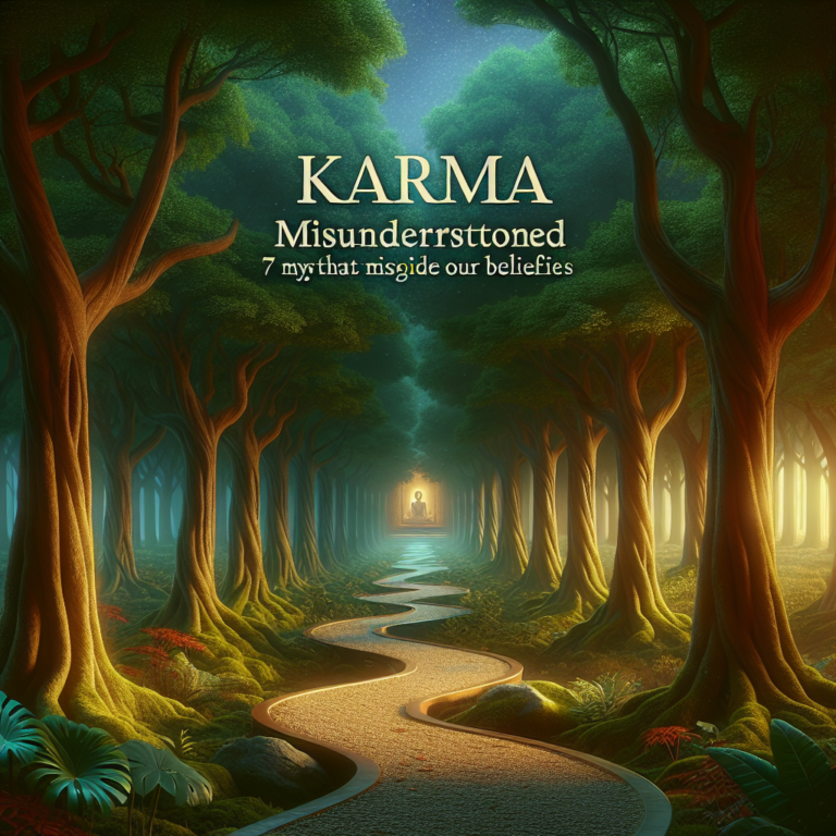 Read more about the article Karma Misunderstood: 7 Myths That Misguide Our Beliefs