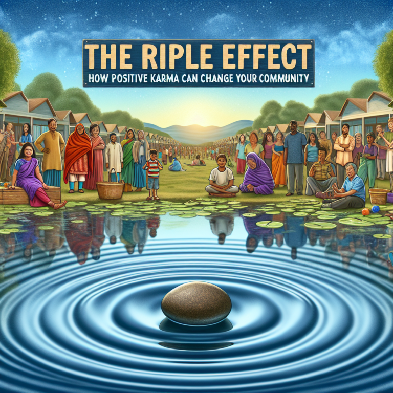 Read more about the article The Ripple Effect: How Positive Karma Can Change Your Community