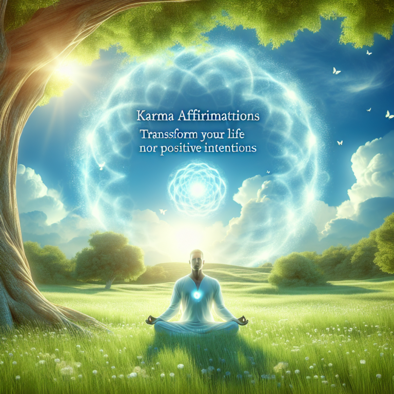 Read more about the article Karma Affirmations: Transform Your Life with Positive Intentions