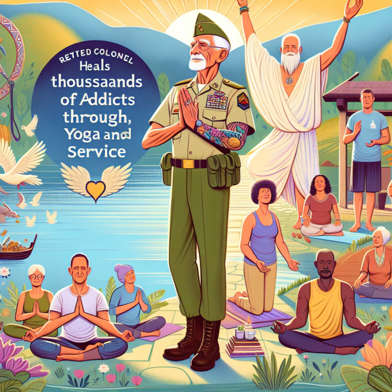 Read more about the article Retired colonel heals thousands of addicts through compassion, yoga and service